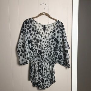Sheer Leopard Tunic